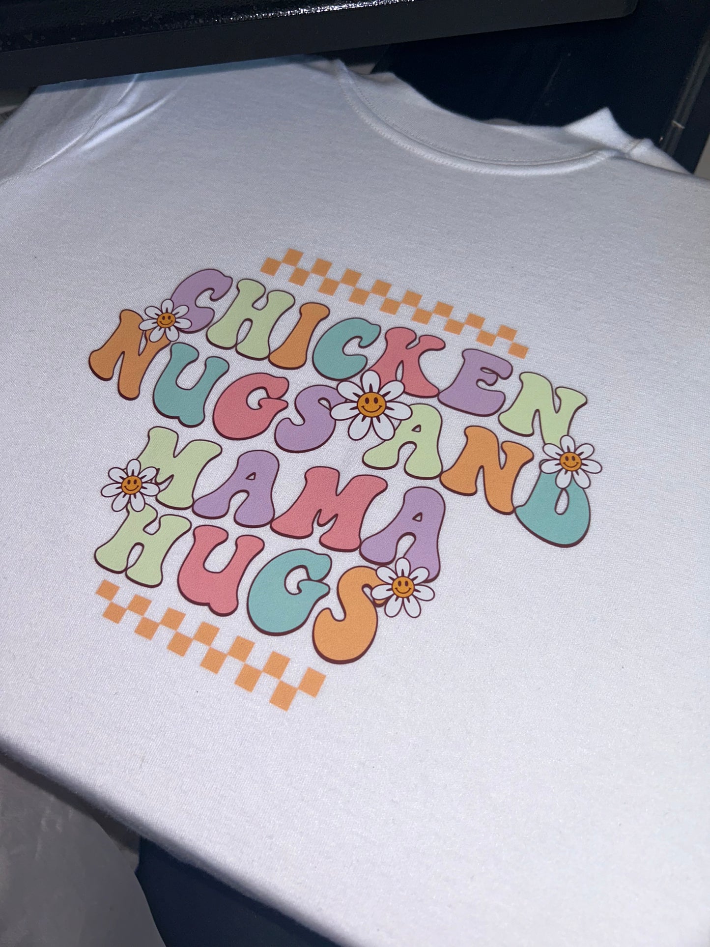 Kids Chicken Nugs & Mama Hugs T-Shirt