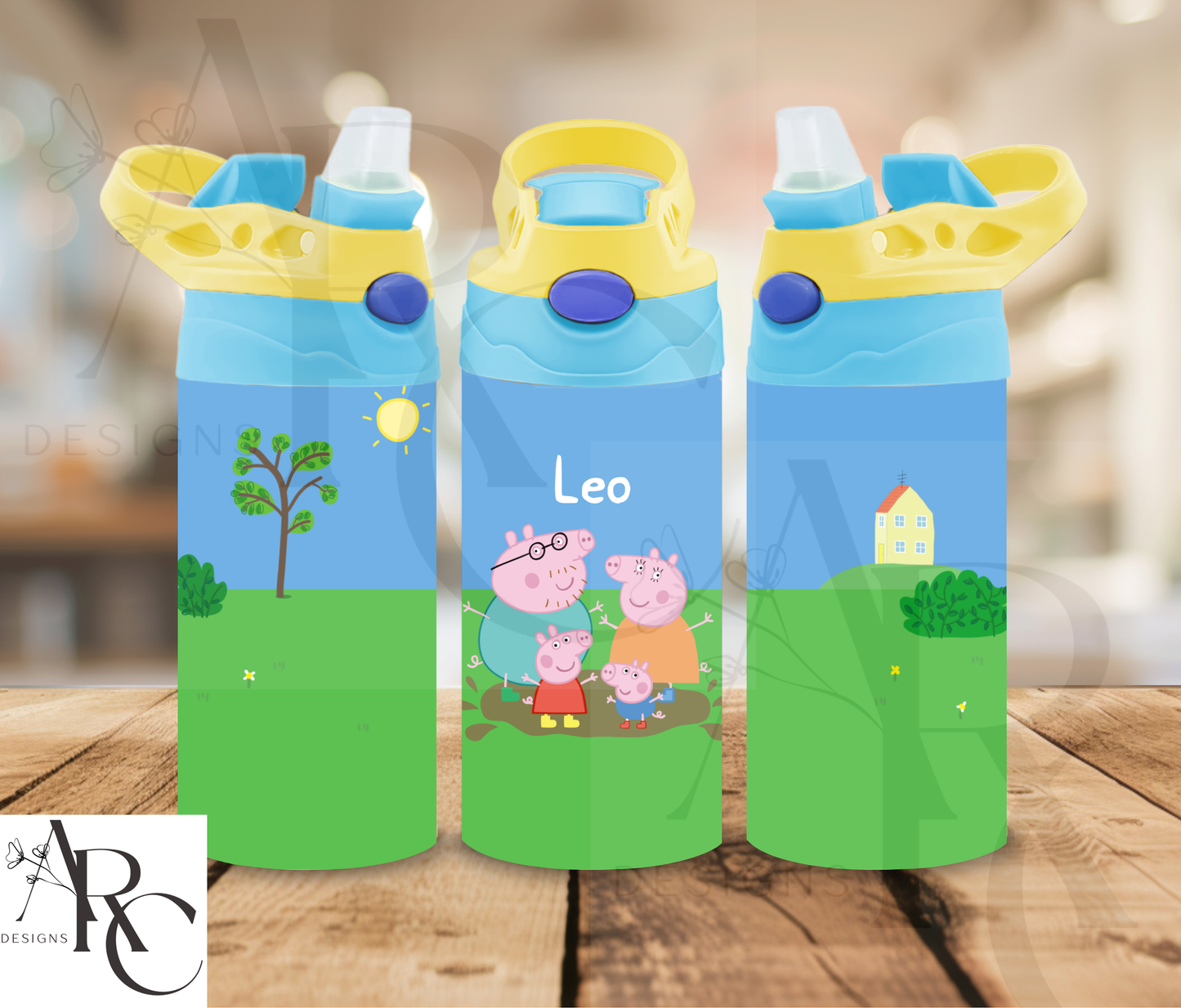 Personalised Kids 12oz Flip Top Bottle