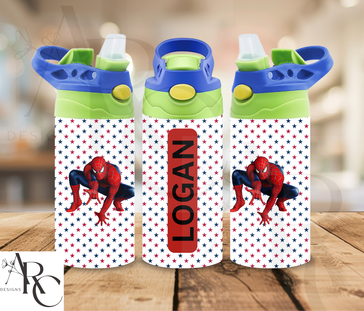 Personalised Kids 12oz Flip Top Bottle