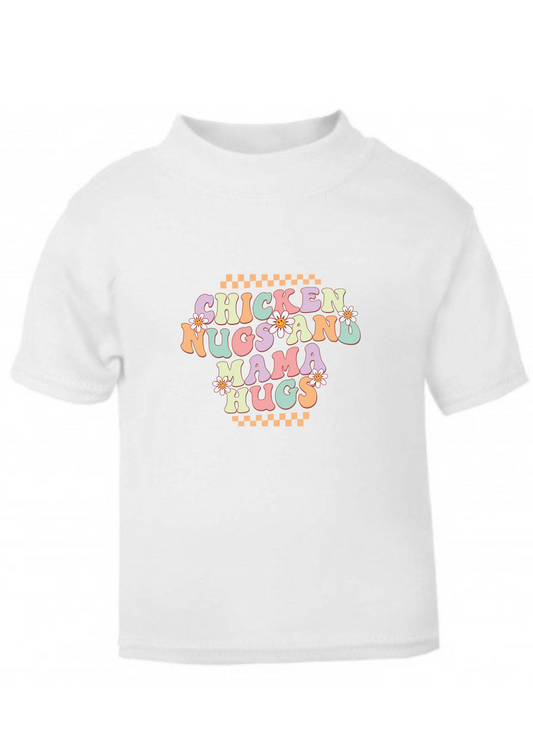 Kids Chicken Nugs & Mama Hugs T-Shirt