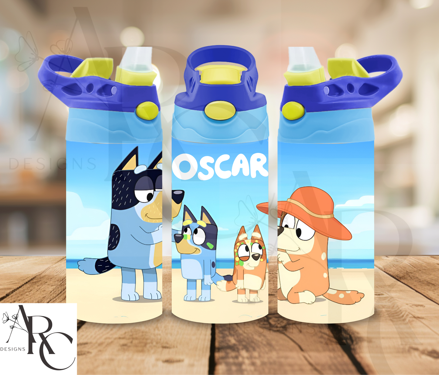 Personalised Kids 12oz Flip Top Bottle