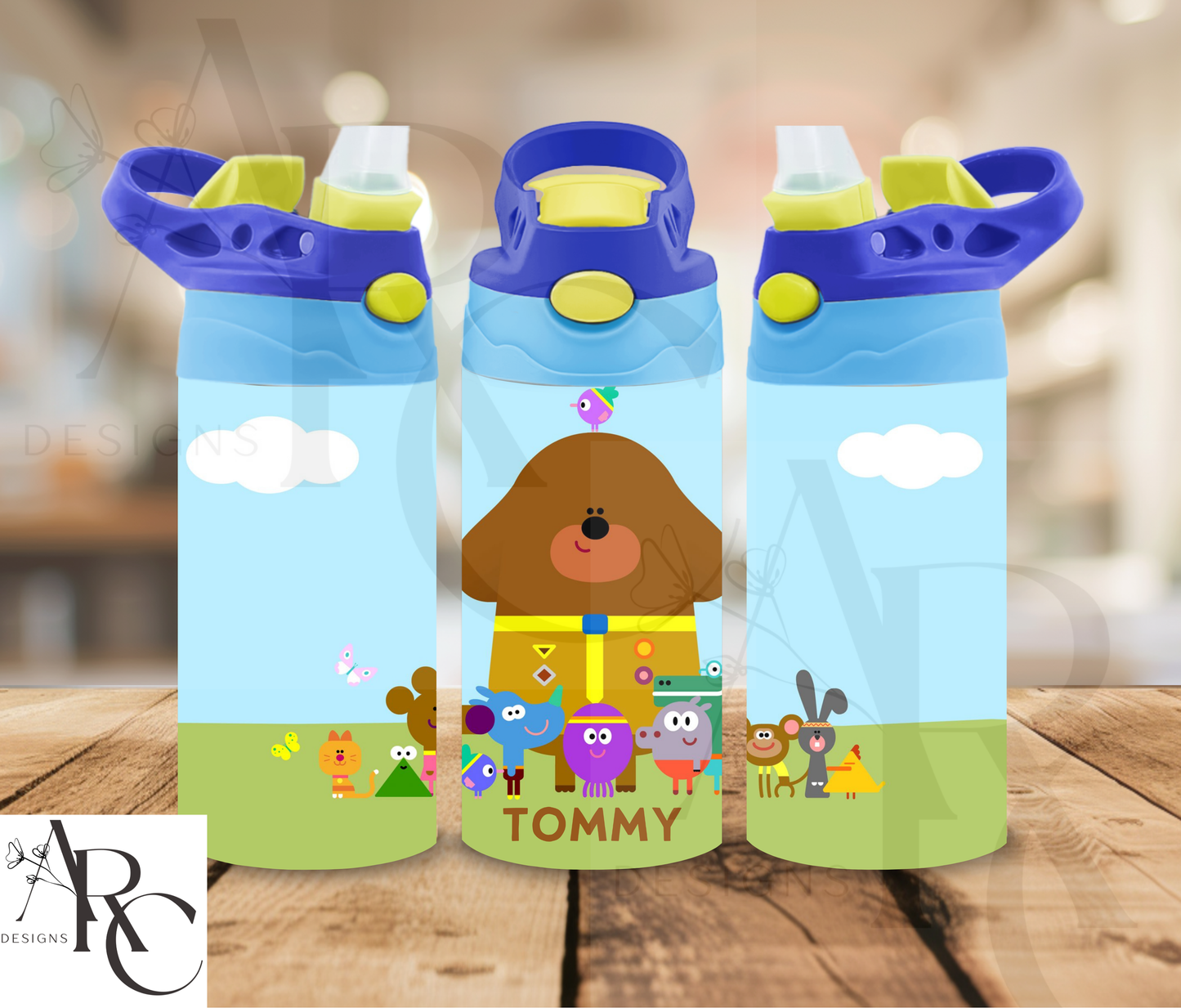 Personalised Kids 12oz Flip Top Bottle
