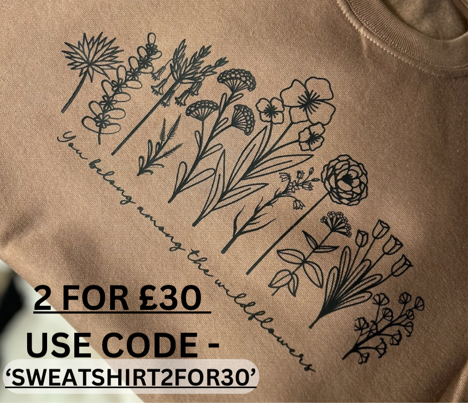 Kids Wildflower Fleece Sweatshirt