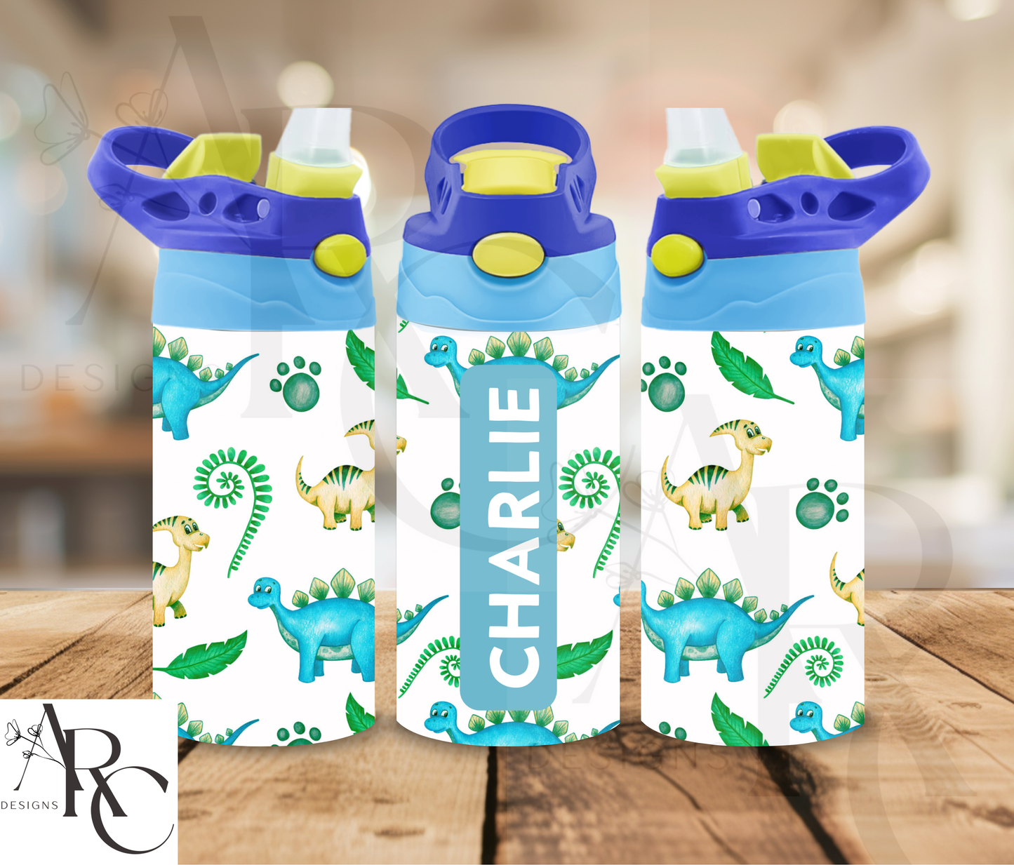 Personalised Kids 12oz Flip Top Bottle