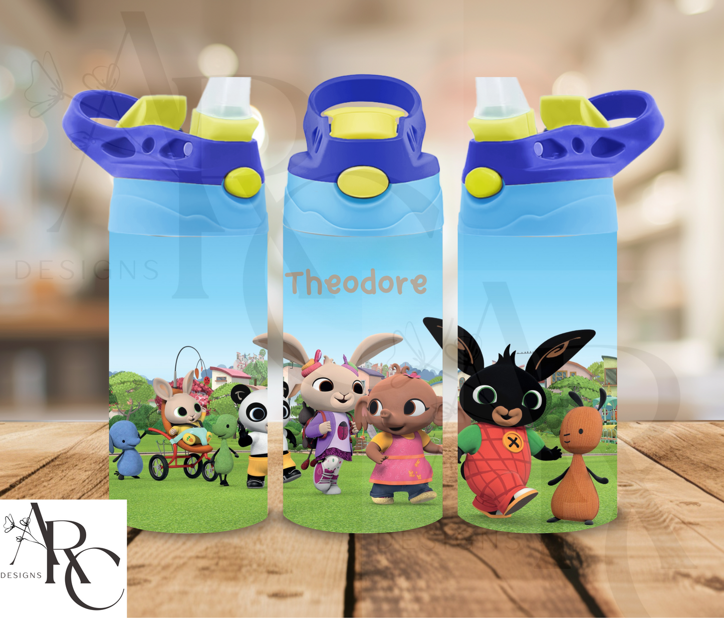 Personalised Kids 12oz Flip Top Bottle