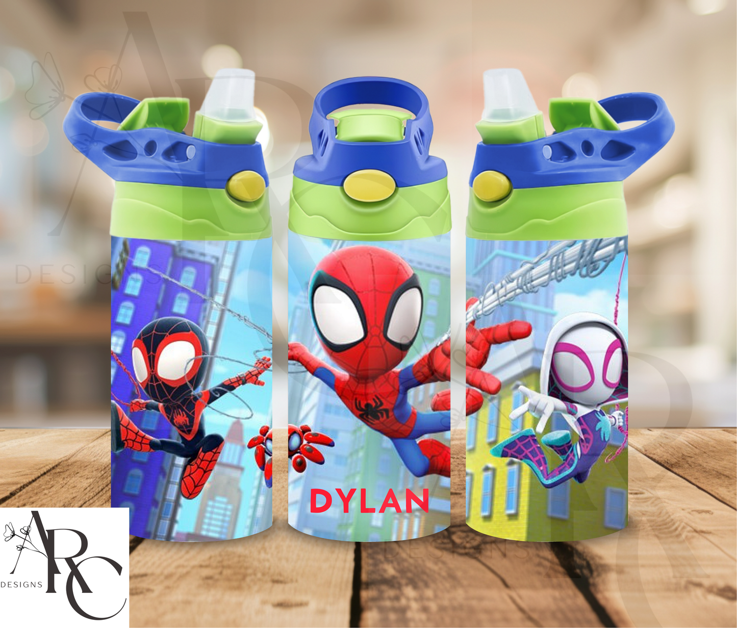 Personalised Kids 12oz Flip Top Bottle