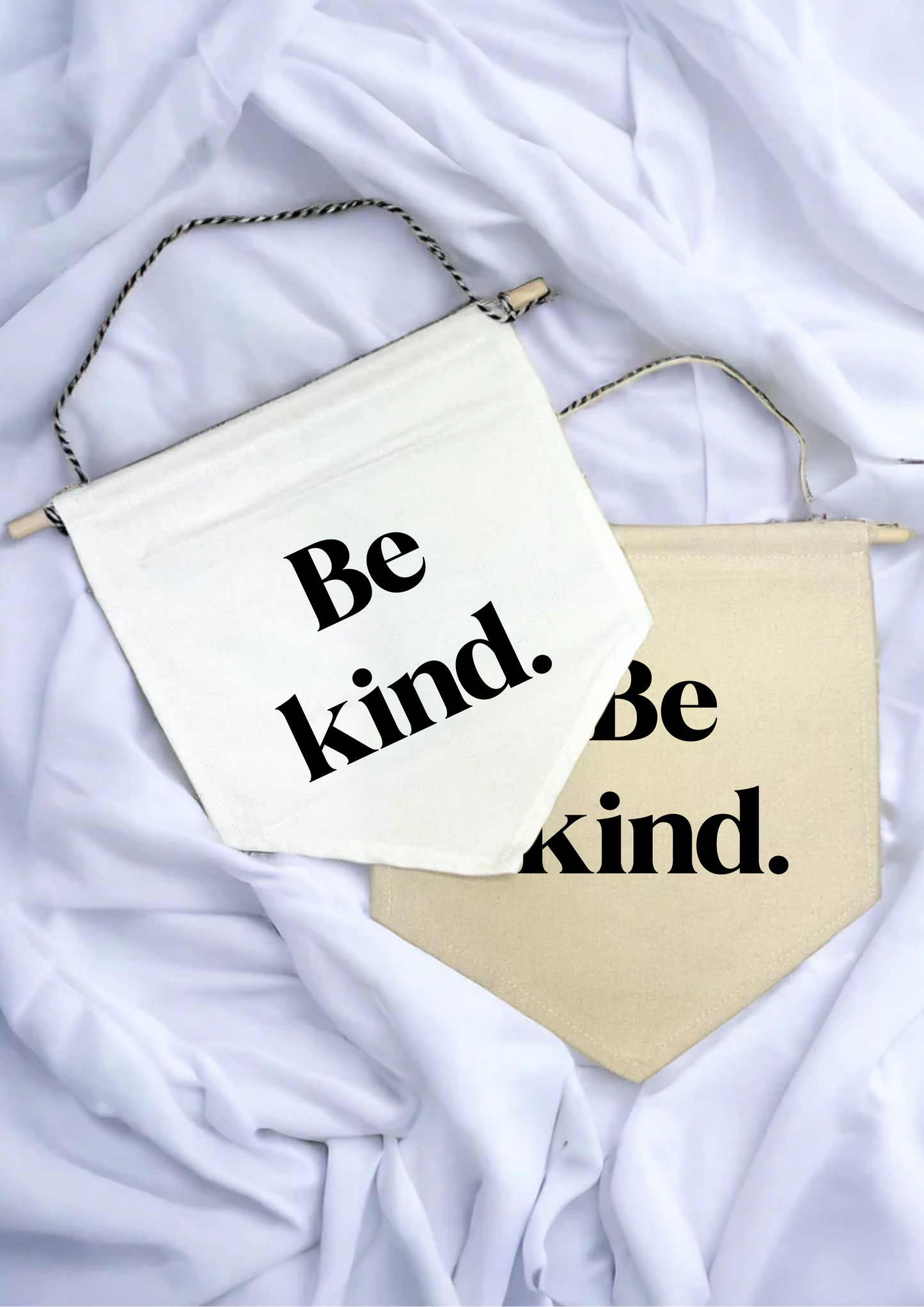 Be Kind Hanging Wall Pennant Banner