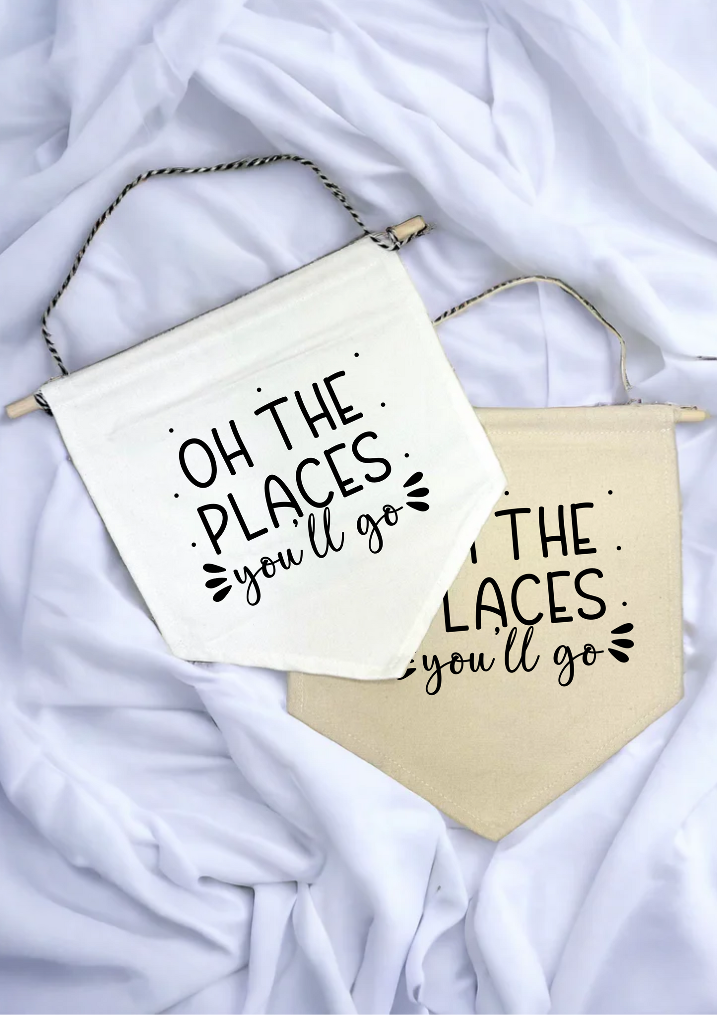 Oh The Places You’ll Go Hanging Wall Pennant Banner