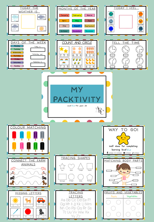 Non-personalised 4-6 Years Packtivity DIGITAL DOWNLOAD